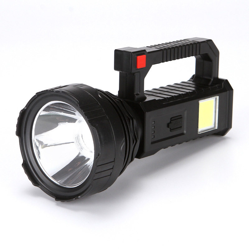 户外露营多功能手电筒超亮强光大功率三脚支架远程远射手提矿照灯