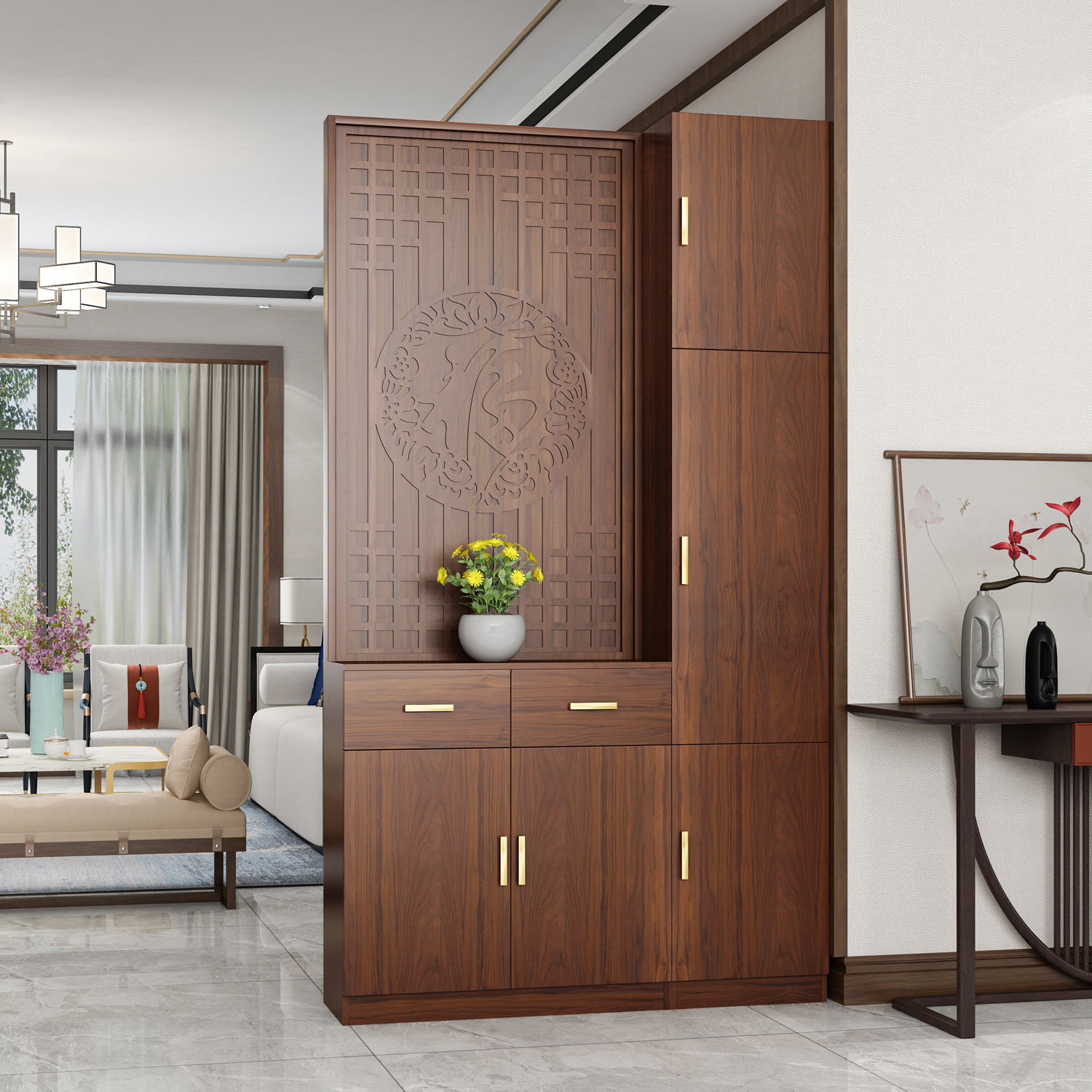 爱心城堡间厅柜鞋柜装饰柜