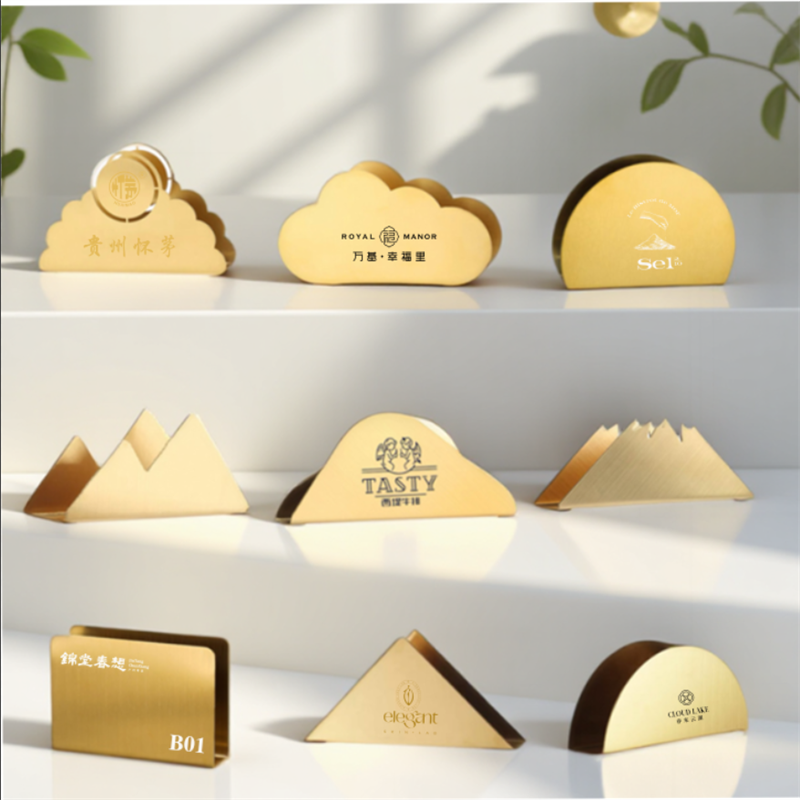 不锈钢定制纸巾座创意桌面纸巾架