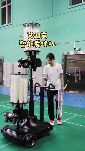 艾迪宝A300羽毛球发球机4G版专业陪练发高远平抽杀球多点组合