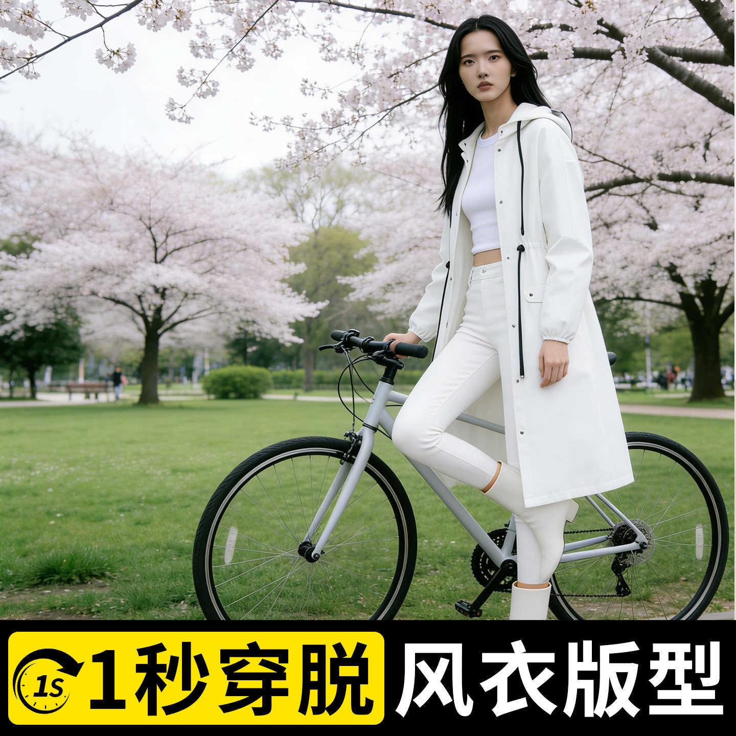 雨衣徒步户外登山轻量化风衣式长款全身防暴雨女士单人加厚eva