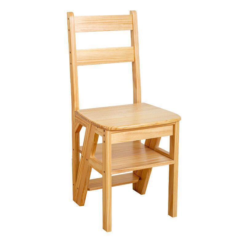 实木梯子家用折叠梯椅凳子两用椅子室内登高踏板楼梯多功能人字梯