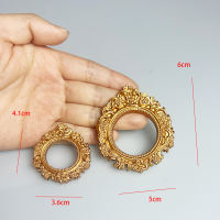 1:12 Doll House BJD ob1gsc uses DIY picture frames that can be used to decorate murals and dolls. It is a resin white patterned photo frame thumbnail 5