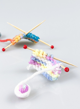 娃娃屋dollhouse小毛线微缩场景道具摆件diy配件仿真毛衣针织场景