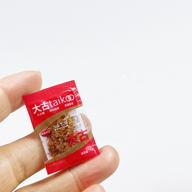 迷你微缩食玩厨房场景袋装调料