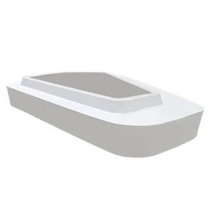 GRC树池坐凳定制UHPC混凝土泰科石花坛座椅玻璃钢景观弧形异形凳