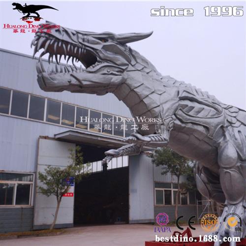 模型制作工厂新款动物模型机械龙造型造势主题乐园景区景点