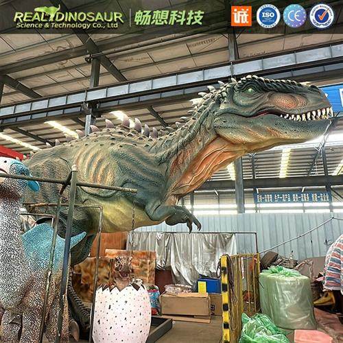 景区项目大型机械仿真恐龙模型制作米长南方巨兽龙恐龙机模