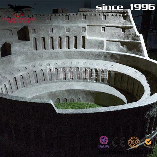 世界各地大型微缩景观模型专业定制凯旋门罗马斗兽场电影道具