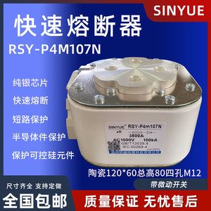 快速熔断器RSY-P4m107 2400A2600A2800A3200A3500A半导体设备保护
