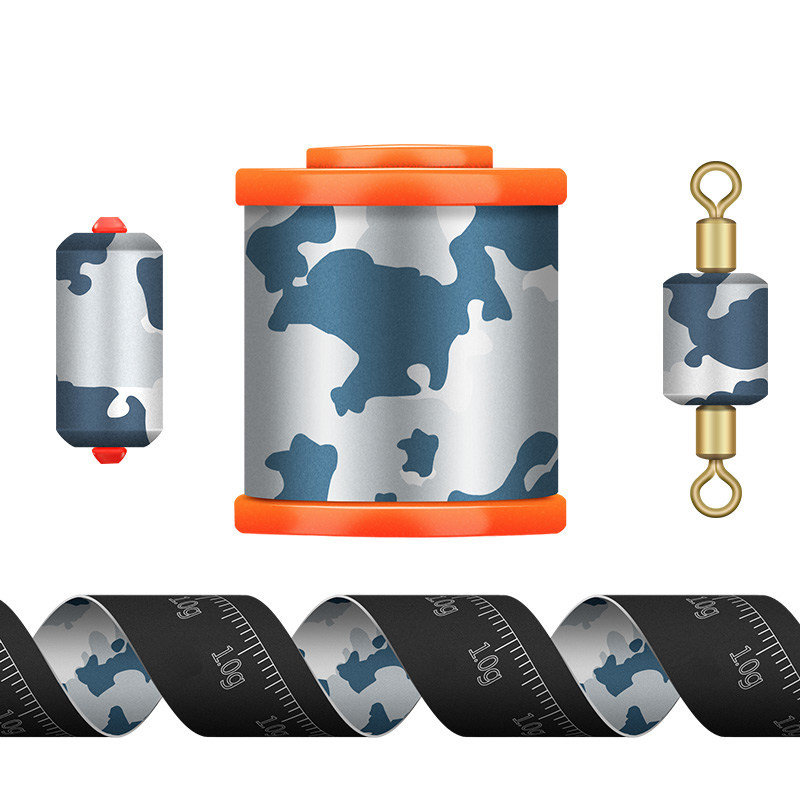 海迪竞技环保刻度铅皮卷加厚快速铅坠 渔具垂钓钓鱼用品隐形锡片