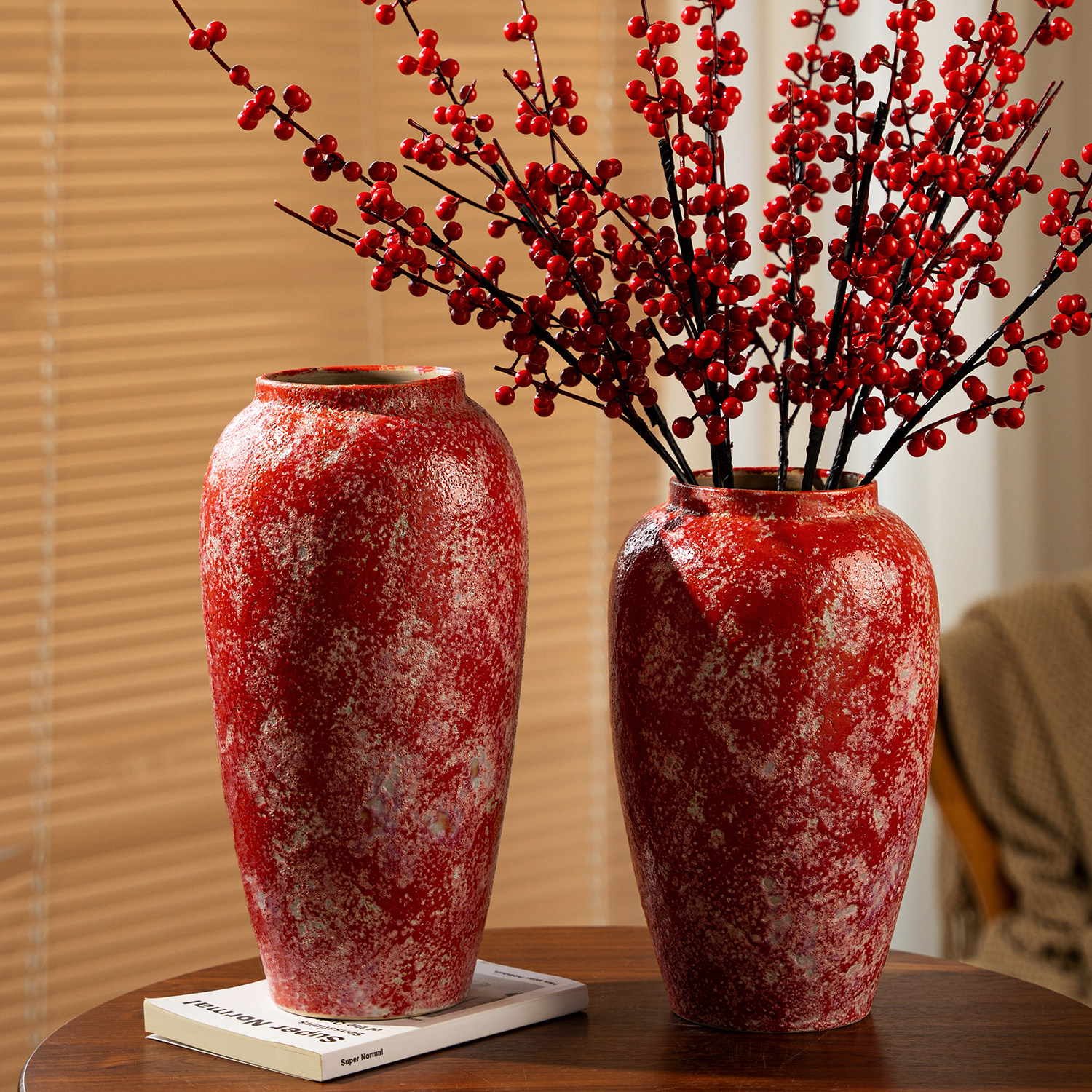 陶瓷花瓶高级感复古怀旧手工花器客厅水培插花餐桌电视柜装饰摆件,鲜花速递/花卉仿真/绿植园艺,花瓶,淘宝优惠券,粉丝福利购,淘宝优惠卷