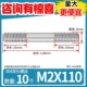 M2*110 зубов длиной 25 мм (10)