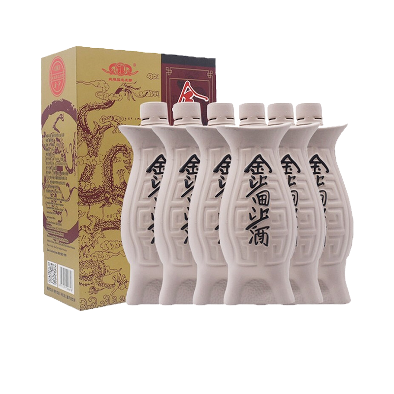 53度金沙回沙 鱼儿酒 带杯 500ml*6 贵州金沙窖藏酱香礼品盒白酒