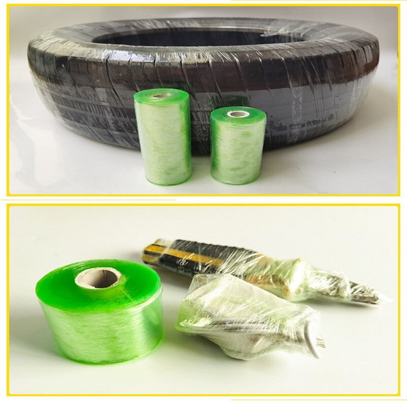 缠绕膜pvc电线膜自粘嫁接膜10cm五金打包膜线盒膜拉伸保护膜宽3c