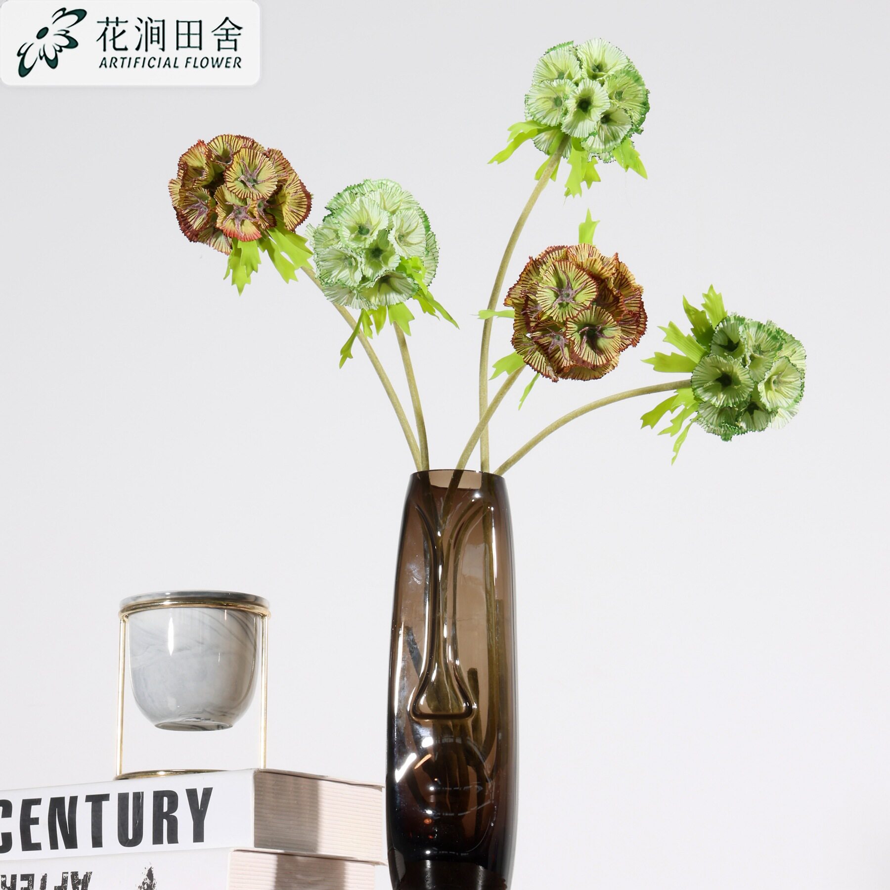 仿真风车果单头车轮菊婚