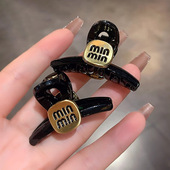 时尚 百搭小抓夹头饰女网红金标刘海夹新款 耳边夹min发夹半扎发夹