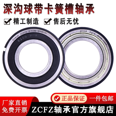 带卡簧槽轴承6000-6007/2RS/ZZNR