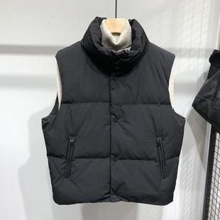 羽绒马甲冬季 BIAS高端潮牌男士 立领90白鸭绒加厚外穿 neith