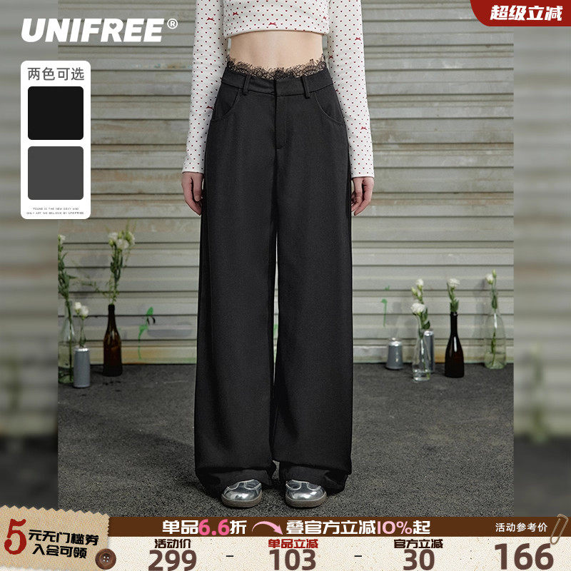 UNIFREE宽松休闲西装裤