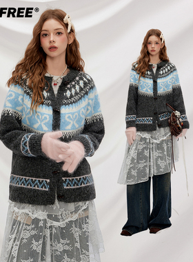 【昕怡专属】UNIFREE费尔岛针织衫U253N610B1B1