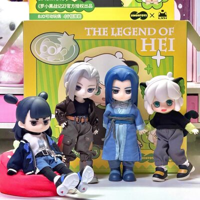 正版SIMONTOYS罗小黑战记2 BJD12分关节可动玩偶盲盒摆件手办
