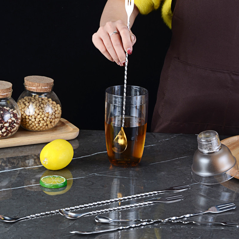 Tea shop Dedicated Bartending tool fruit juice Fork spoon Bartending Cocktail glass Food grade Cocktail kitchen onein the Kitchen/Cooking utensils , Kitchen Gadgets/Kitchen storage , Stirring rod  category - from Buy2taobao.com to provide professional Taobao agent buy service