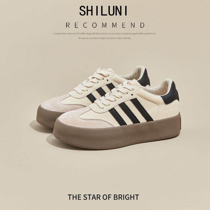 厚底道德训练鞋2025新款夏季女鞋白鞋覆古百搭经典休闲内增高运动,女鞋,休闲板鞋,淘宝优惠券,粉丝福利购,淘宝优惠卷