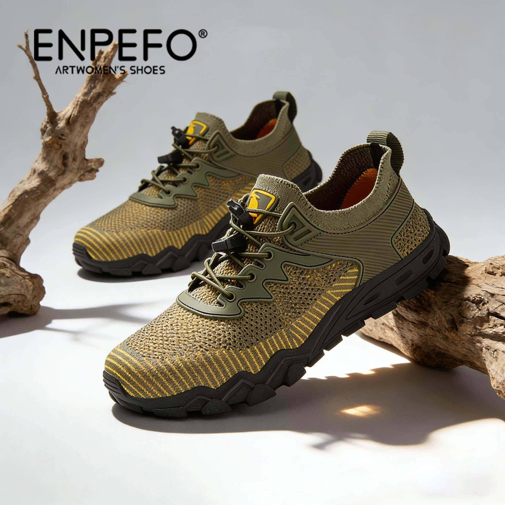 ENPEFO【法式】夏季男鞋军旅风网面运动鞋软底透气休闲鞋大尺码户