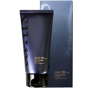 韩国苏秘37度呼吸洗面奶160ml 男泡沫洁面乳剃须清洁补水控油