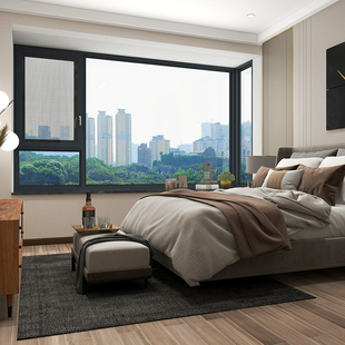 那不勒斯115外开窗 皇派门窗断桥铝门窗封阳台 落地隔音系统窗