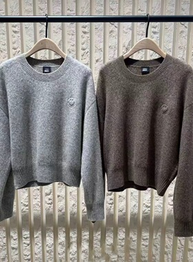 【SM联名】正品毛衣2025冬新品含绵羊毛牦牛绒厚实MBE4SWT023
