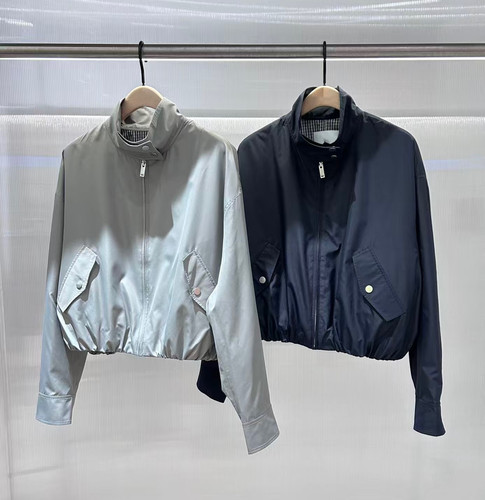 【a系列】正品2026春新品挺括高领短款外套夹克MBF1JKT003