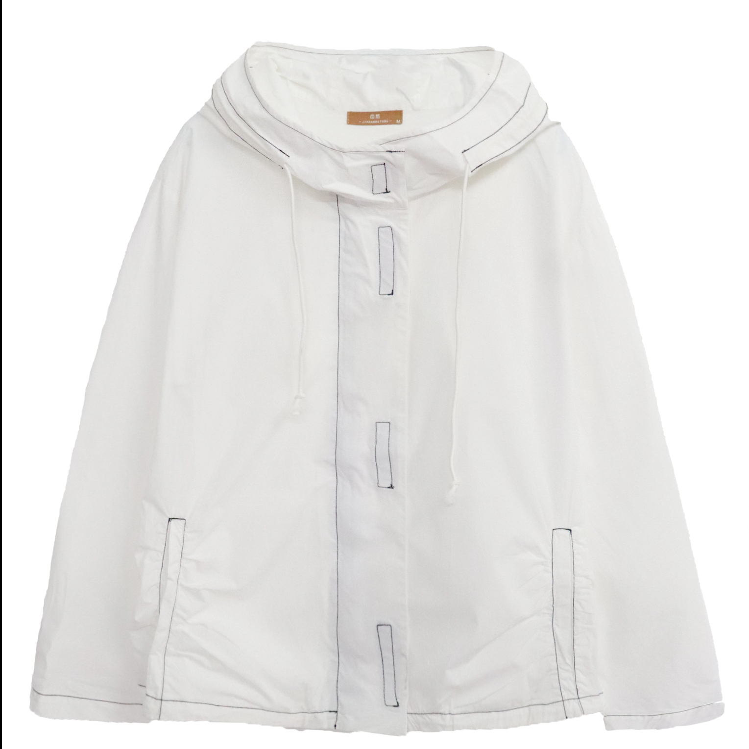 杰然不同春季新款时尚休闲百搭宽松显瘦连帽外套女  2613