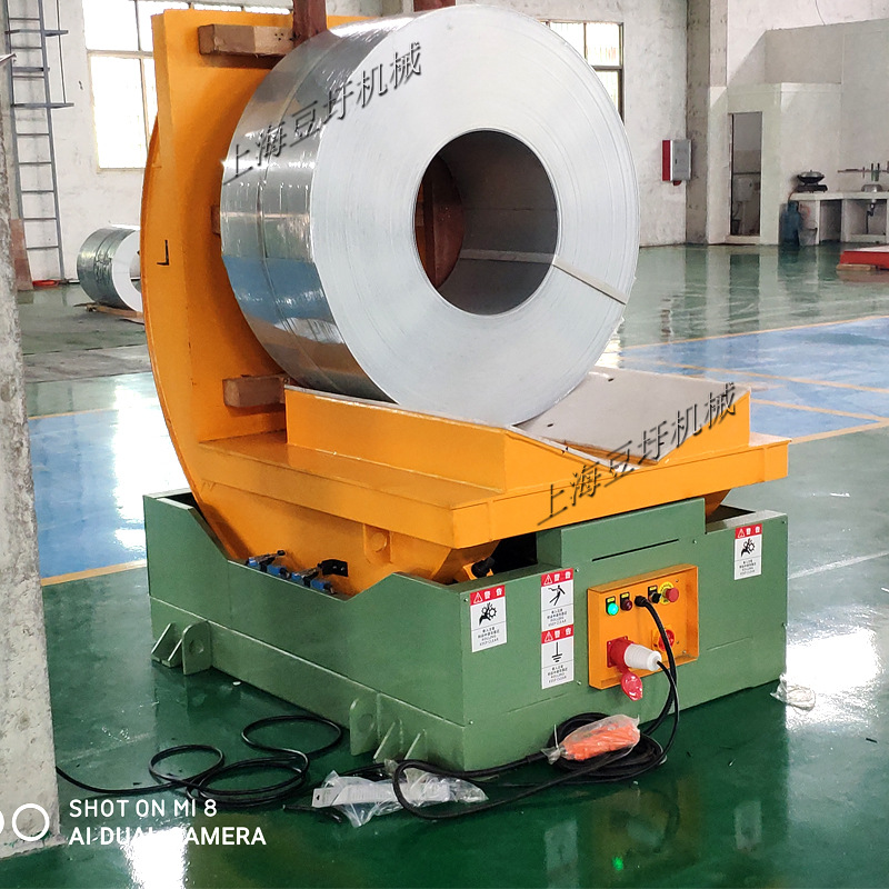 钢卷翻卷机 电动钢带翻料机 全自动90度翻转机 全国包邮