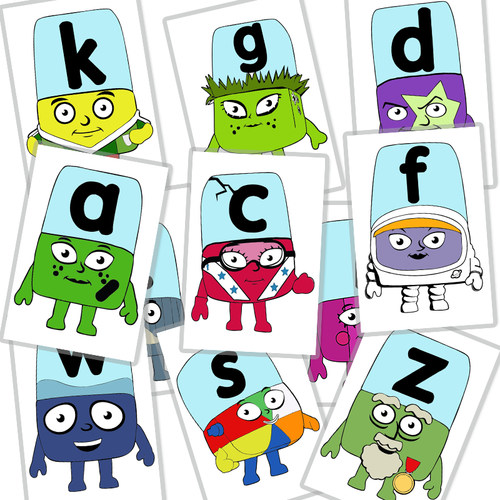 字母积木alphablocks动画游戏卡