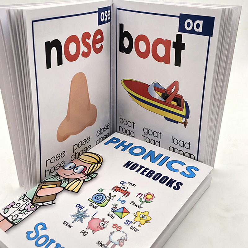 自然拼读卡片英语单词塑封教具