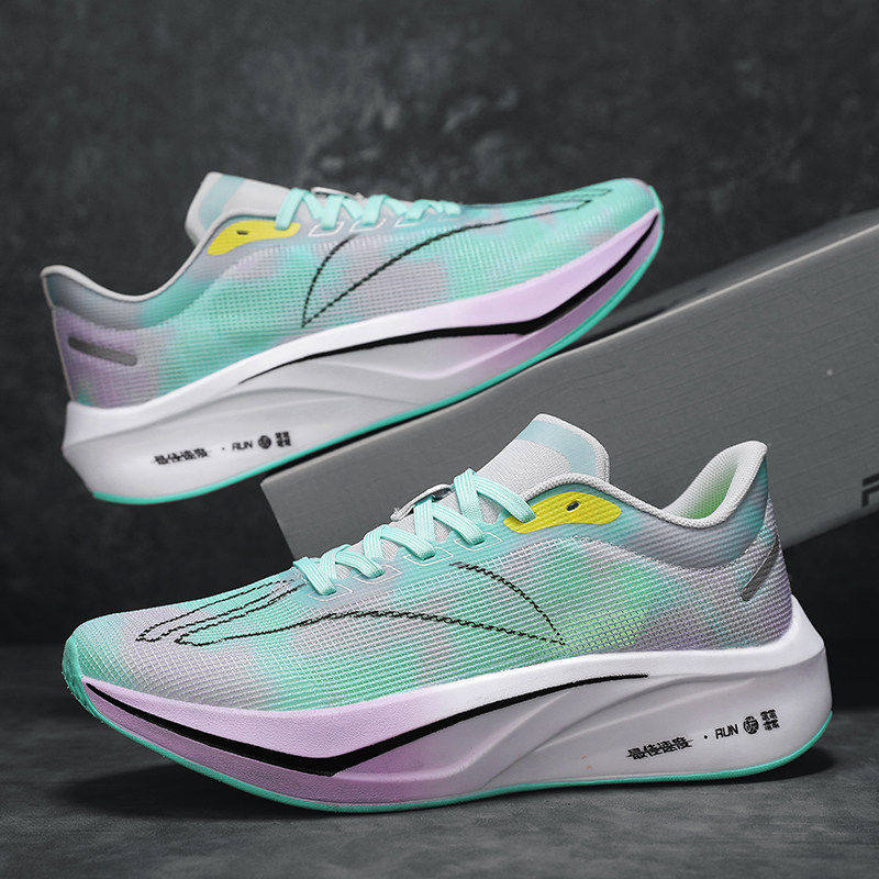 李宁青蓝计划飞电4c碳板跑鞋男童夏季2025新款青少年学生赤兔7pro