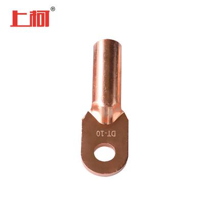 上柯铜线耳接线端子加厚DT堵油铜鼻子电缆接头E1061DT-10