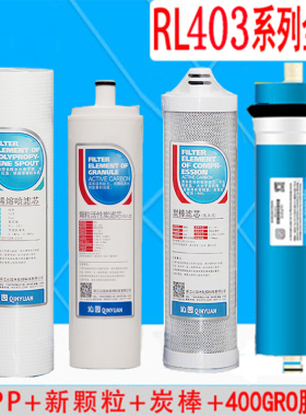 适用沁/园净水器滤芯QR-RL-403A/B/C系列全套400G反渗透ROKRL386