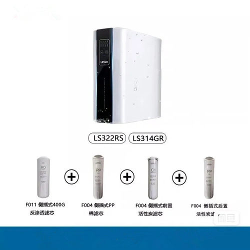 适用联塑净水器滤芯LS-322RS/314GR/DSA600  PP棉炭棒C12RO反渗透