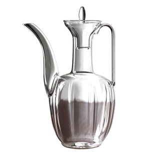 禾阳玻璃贵妃壶仿宋手执壶绿茶专用茶具耐高温水壶小泡茶壶温酒壶