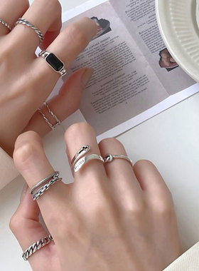 韩版戒指一恋简约复古女