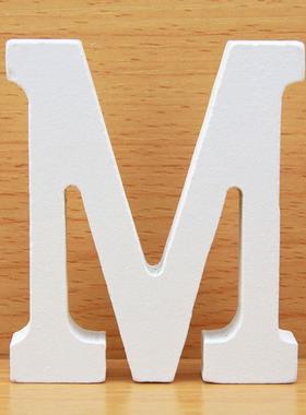 8 CM Letras Decorativas Grandes White Wooden Letters Home De