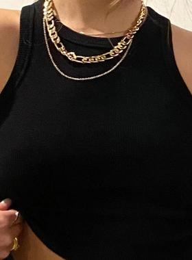 Ribbed Tank Top Women White Summer Casual Fitness Short Ves