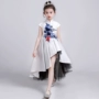 Cô gái Trung Quốc thời trang catwalk đầm Trung Quốc phong cách nhỏ chủ trang phục piano dài tay trẻ em quà tặng sinh nhật buổi tối - Váy trẻ em áo vest bé trai 1-2 tuổi