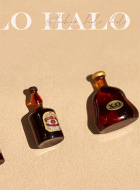 美甲饰品酒瓶迷你香槟酒穿戴甲