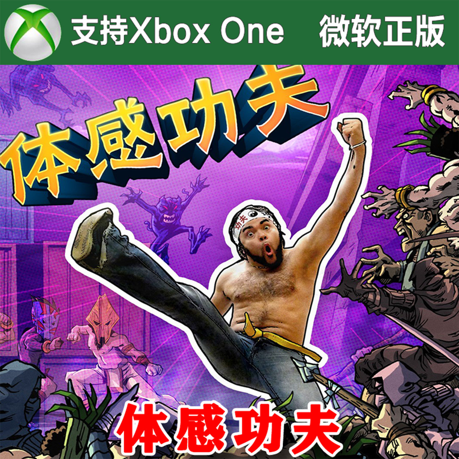 体感功夫 XBOX ONE 主机代充代购激活 Kung-Fu Kinect