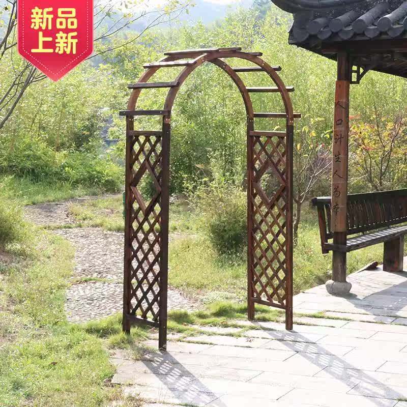 戶外花園拱門防腐木拱門院子裝飾爬藤架碳化木花架門歐式庭院拱門在類目 鮮花速遞/花卉仿真/綠植園藝, 婚禮鮮花布置, 鮮花拱門中 - 來自Buy2taobao.com提供專業的淘寶代購服務