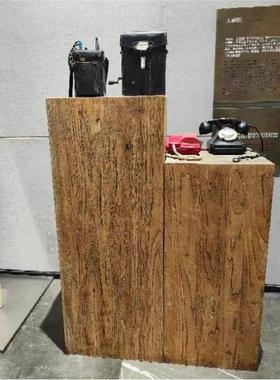 老式转盘电话机覆古装饰道具古董老物件摆件彩色怀旧座机 仅摆设